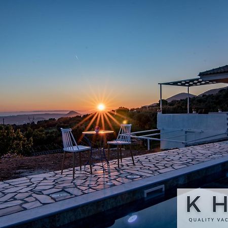 Skoumas Villa Surrounded By Olive Trees! Vlachata 外观 照片