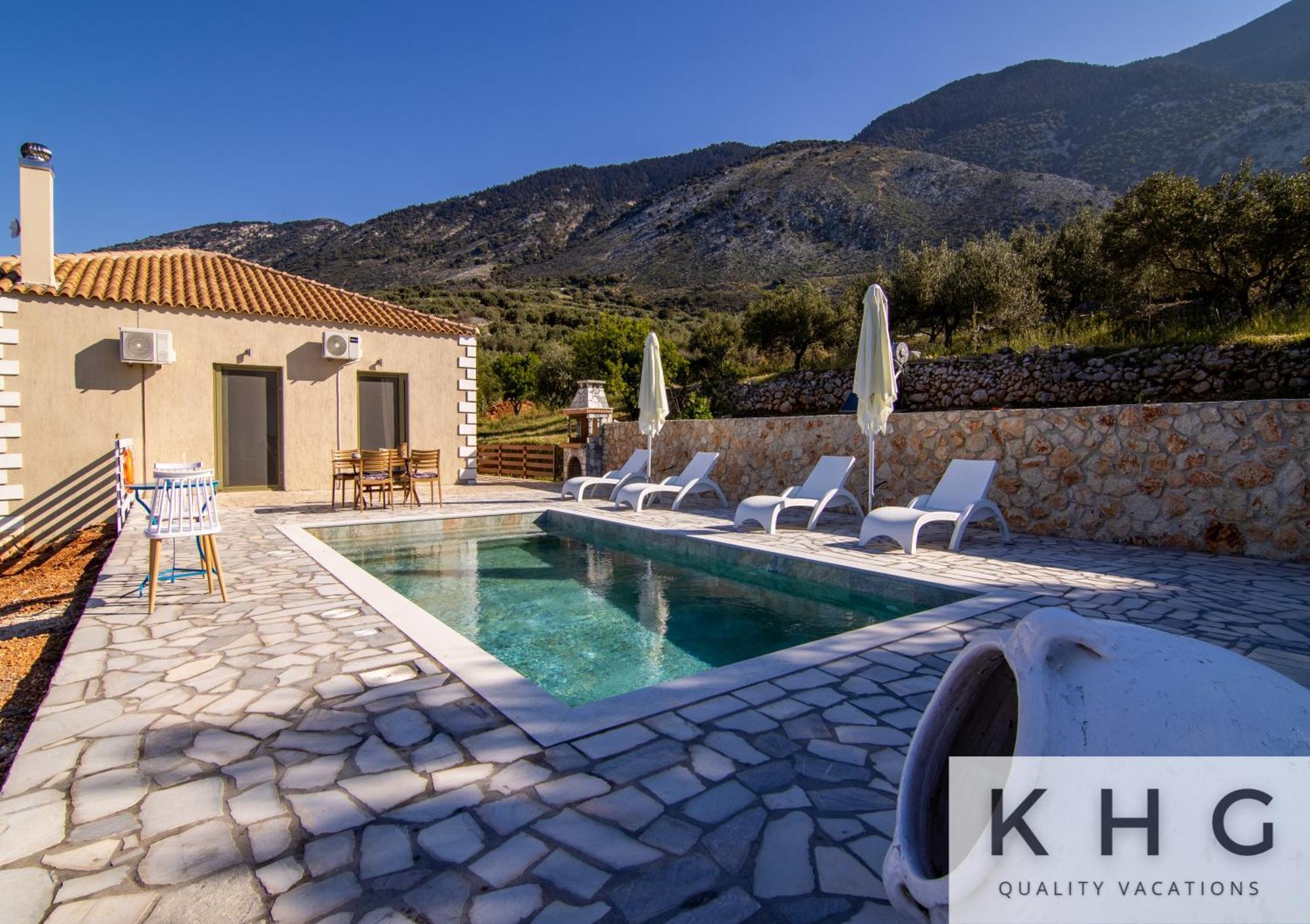 Skoumas Villa Surrounded By Olive Trees! Vlachata 外观 照片