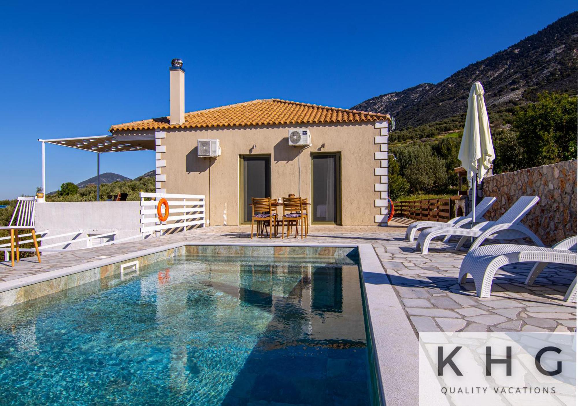 Skoumas Villa Surrounded By Olive Trees! Vlachata 外观 照片