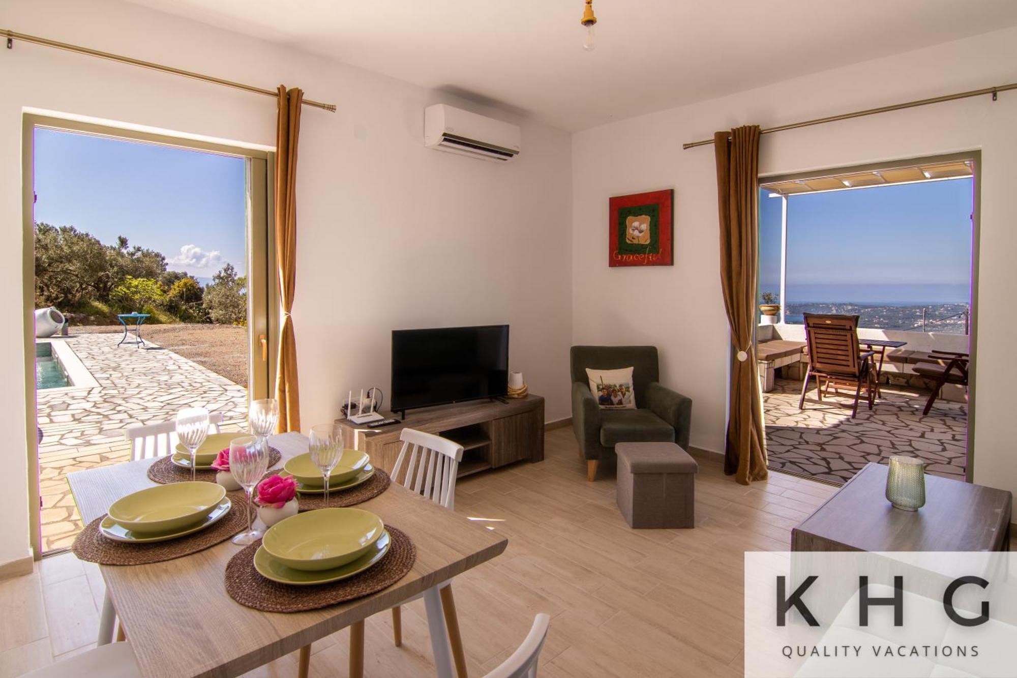 Skoumas Villa Surrounded By Olive Trees! Vlachata 外观 照片